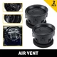 Black Dash Louver AC Heater Air Vent 2Pc For 2009-2014 Ford F-150 2013 2012 2011