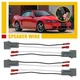 4PCS 72-5512 Car Stereo Speaker Connector Harness Adapter For Ford Mustang 94-04