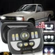 130W 7x6" 5x7 LED Headlight Halo Bulb For Mazda Pickup B2000 B2200 B2600 1986-93