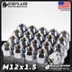 20 Pc Mazda Open Lug Nut M12x1.5 Chrome Fit B/CX/MX-Series & Mazda 3/5/6 Models