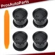 8L3Z19893AA 4Pcs  AC Heater Air Vent/HVAC Vent Duct, Black for Ford F150 04-2008