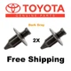 2005 - 2015 TOYOTA TACOMA DOOR TRIM PANEL CLIP INNER DARK GRAY OEM NEW 2X