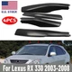4x Roof Rack Rail End Covers Replace For Lexus RX350 RX300 RX330 400h 2003-2008