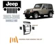 2003-2006 JEEP WRANGLER CAR STEREO DOUBLE DIN INSTALL KIT, Tool Set