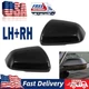 Black Left+Right For Volkswagen Atlas 2018-2025 Side Rearview Mirror Cover Cap