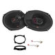 JBL Stage3 9637F 375W Speakers + Metra Harness & Adapter for Subaru Vehicles