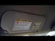 Driver Left Sun Visor Regular Cab Fits 08-10 FORD F250SD PICKUP 708090