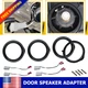 Door Speaker Upgrade 6.5" 6.75" Spacer Harness Adapter Fits Honda CR-V 2007-2014