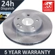 Fits Mercedes C-Class 1993-2001 Febi Front Brake Discs A2024210712