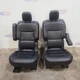 21 2021 FORD EXPLORER XLT REAR BUCKET SEAT SET BLACK LEATHER 
