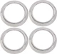 Kentrol 30004 Polished Silver Air Vent Bezels 4 Pieces 07-10 Wrangler JK