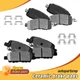 Front and Rear Ceramic Disc Brake Pad For 2013-2023 Nissan Altima 2014-2017 Leaf