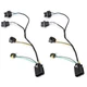 2PCS Headlamp Wiring Harness Repair Part For 2007-2014 Chevrolet Silverado 2500