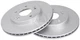 2x Abs 16181 Front Vented Brake Discs 284mm Fits Mercedes C-class 202 421 07 12