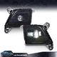 Fit For 2019-2022 Chevy Silverado 1500 Generation LED Fog Lights Lamp Black