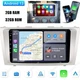 In Dash Car Stereo Radio Carplay 32GB Android 13 For Toyota Camry 2007-2011 +CAM