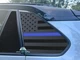Fits 2019 - 2025 Toyota Rav4 Rear Quarter Window American Flag Red Blue Line