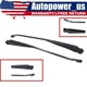 2PCS For 1991-97 Ford F150 F250 F350 Bronco Windshield Wiper Arm Set F4TZ17526A