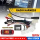 Car Stereo Radio Power Harness Cable Wire Adapter Support JBL AMP For Toyota USA