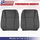 2015 to 2017Fits Ford F150 Lariat Driver&Passenger Top Leather Seat Covers Black