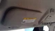 2022 Mitsubishi Mirage left DRIVER SUN VISOR 484070