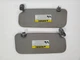 2014 2017 Hyundai Accent Sedan OEM Pair Gray Sun Visors Without Illumination
