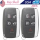 2 Replacement Remote Car Key Fob Shell Case For Jaguar XJ XE XF XK F-Type F-Pace