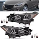 Headlight Assembly LH RH Fit For Mazda 3 2014 2015 2016 Driver & Passenger Side