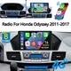 8-Core 4+64G For Honda Odyssey 2011-2017 Android 14 Stereo Radio GPS SWC +4G LTE
