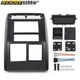 Fit For Jeep Wrangler Tj 1997-2002 Double Din Dash Bezel Radio Stereo Mounting 