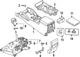 Genuine Nissan Center Console 96910-9BY0C