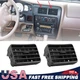 For Toyota 4Runner Tacoma 1996-2002 2PC A/C Air Heater Dash Bezel Vents Black