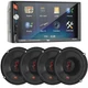 DUAL XVM296BT 6.2" Bluetooth AM/FM Receiver & JBL Stage3627F 2-way 6.5" Speakers