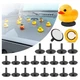 20PCS Duck Holder for Jeep,Rubber Duck Plugs for Jeep Dashboard,Duck Holder D...
