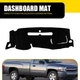Dash Cover Mat Fits 2007-2013 Chevrolet Silverado & GMC Sierra All Series Black