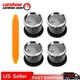 4 PCS Black Dash AC Vent. Nice Condition No Fading For 2004 - 2008 Ford F-150