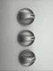 2004-2006 Scion XB Genuine OEM A/C Climate Control Silver Knobs 3 Piece Set