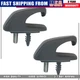 2Pcs Coat Hook Clip Dark Grey Fits for 2019-2024 Chevrolet Silverado 1500-3500