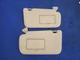 2011-2012 Nissan Leaf Pair Front Sun Visors Shade Mirror Upper Windshield 1856