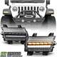 [Halogen Upgrade] 2018-2022 Jeep Wrangler JL LED Parking Sequentia Signal Lights