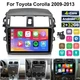 9" Android Car Sluetooth For TOYOTA COROLLA 2009-2013 CarPlay Auto FM WIFI Navi