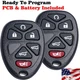 2x Keyless Entry Remote Control Key Fob for OUC60270 2007-2014 TAHOE CHEVY GMC
