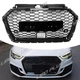 RS3 Style Honeycomb Front Bumper Grille ACC for Audi A3 S3 8V 2017-2020