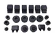 55 Chevy 2-Door Sedan Rubber Grommet Bumper Kit 1955 Chevrolet New
