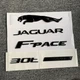 Glossy Black Trunk Emblem Rear Badge Decal Fits Jaguar 2017+ F-Pace 30T AWD R S