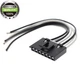 New Blower Motor Resistor 7-Wire Pigtail Connector For GM 15862656 PT2195 PT2485