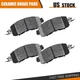 For 2013-2025 Nissan Altima 2014-2018 LEAF 2.5L 3.5L Front Ceramic Brake Pad Kit