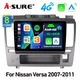 8 Core 4+64GB For Nissan Versa 2007-2011 Android 14 Car Stereo Radio iOS Carplay