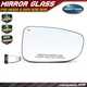 Passenger Mirror Glass w/ Manual Glass Adjust & Blind Spot Detection for Mazda 3