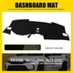 For Honda Civic Sedan 2022-2024 Dash Mat Dashmat Dashboard Pad Cover Black Inner